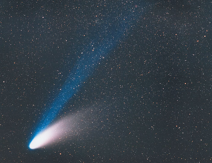 Большая комета 2020 года: комета neowise. Интересные факты о кометах. Пылевой хвост кометы какого цвета. Пылевой хвост кометы какого цвета. Классификация хвостов комет.