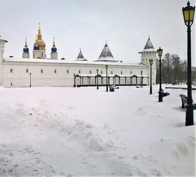 Маковки Софийско-Успенского собора в Тобольске