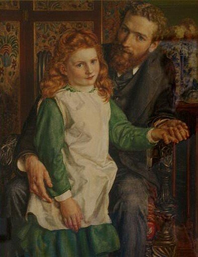 Сэр Хью Белл и  Гертруда Белл. Эдвард Пойнтер, 1876 год