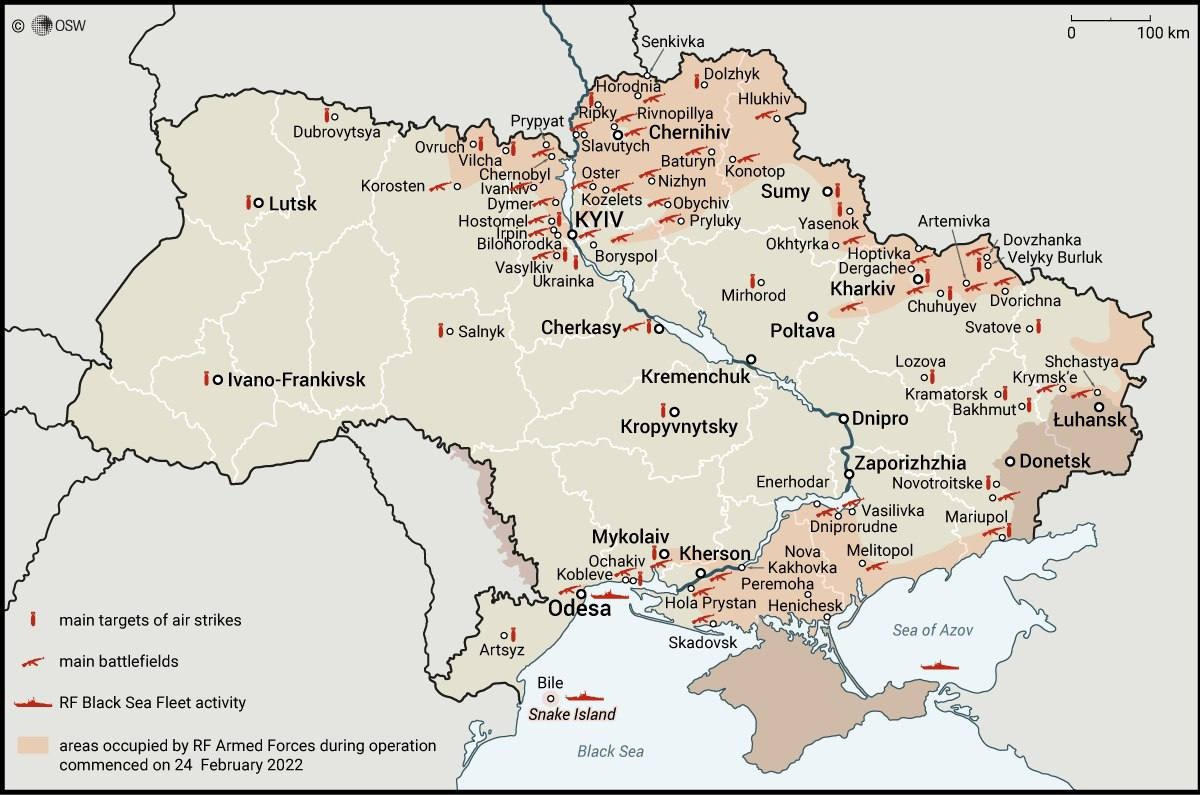 Харьков боевые действия карта
