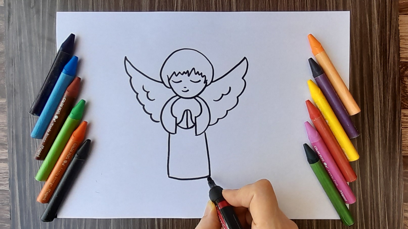 Как нарисовать Ангелов легко