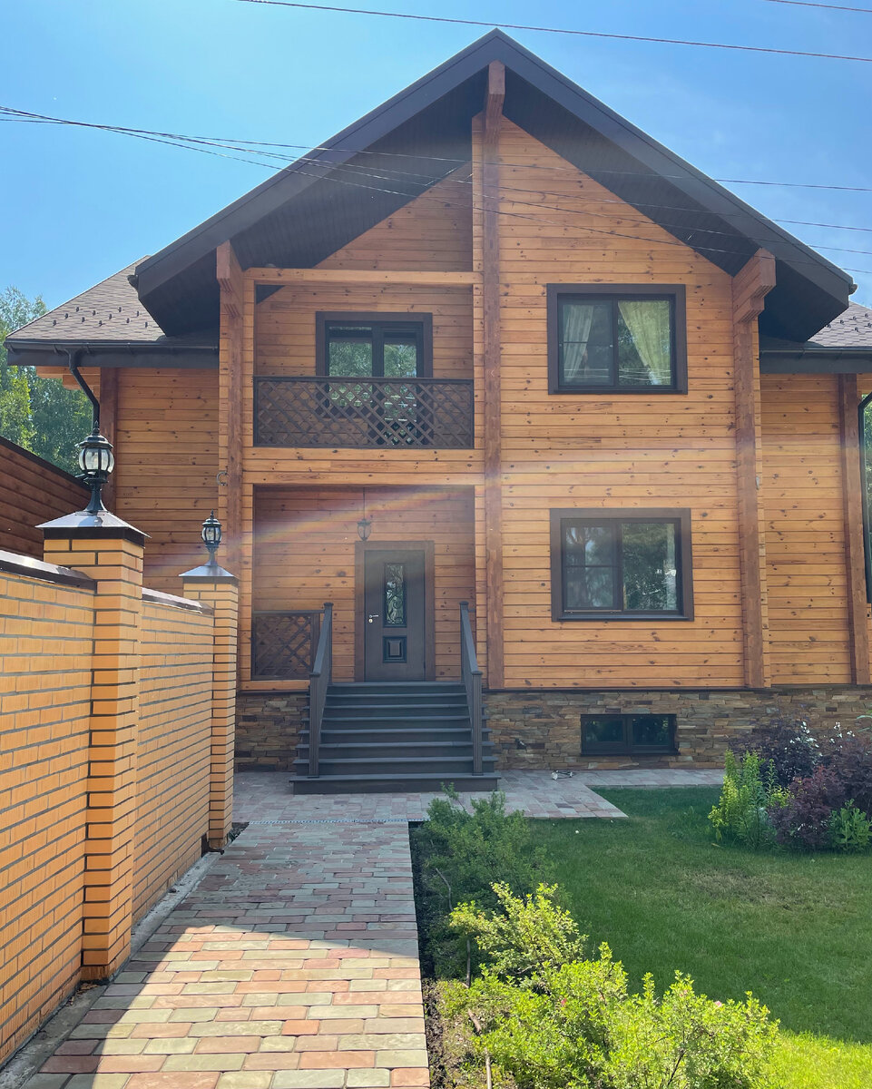 Мощение отмосток и отделка цоколя бригадой ROKS