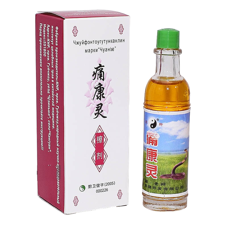 ЖИДКИЙ ДЫМОК ЧУАНЬЕ БАЛЬЗАМ ОТ БОЛИ В СУСТАВАХ И МЫШЦАХ, 24 МЛ