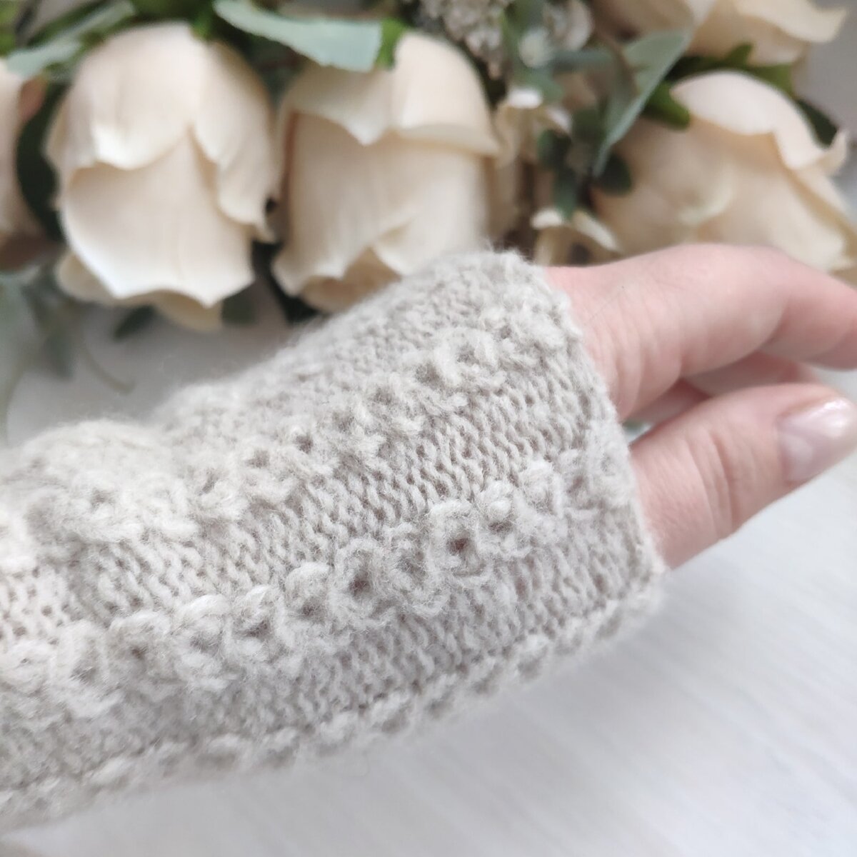 Манжета узором "Ажурная резинка"