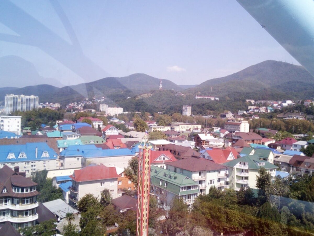 Вид с колеса обозрения