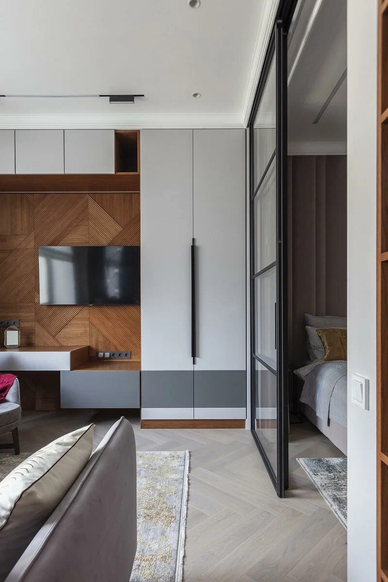 Изысканность и элегантность. Отличная организация пространства на 45 кв.м. старой сталинки