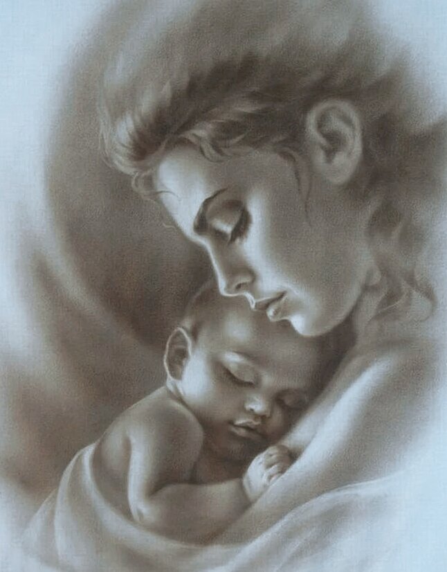 Картинка из открытых источников. Мама всегда должна быть рядом. Как хорошо, когда есть мама❤Пусть мамы подольше будут с нами🙏