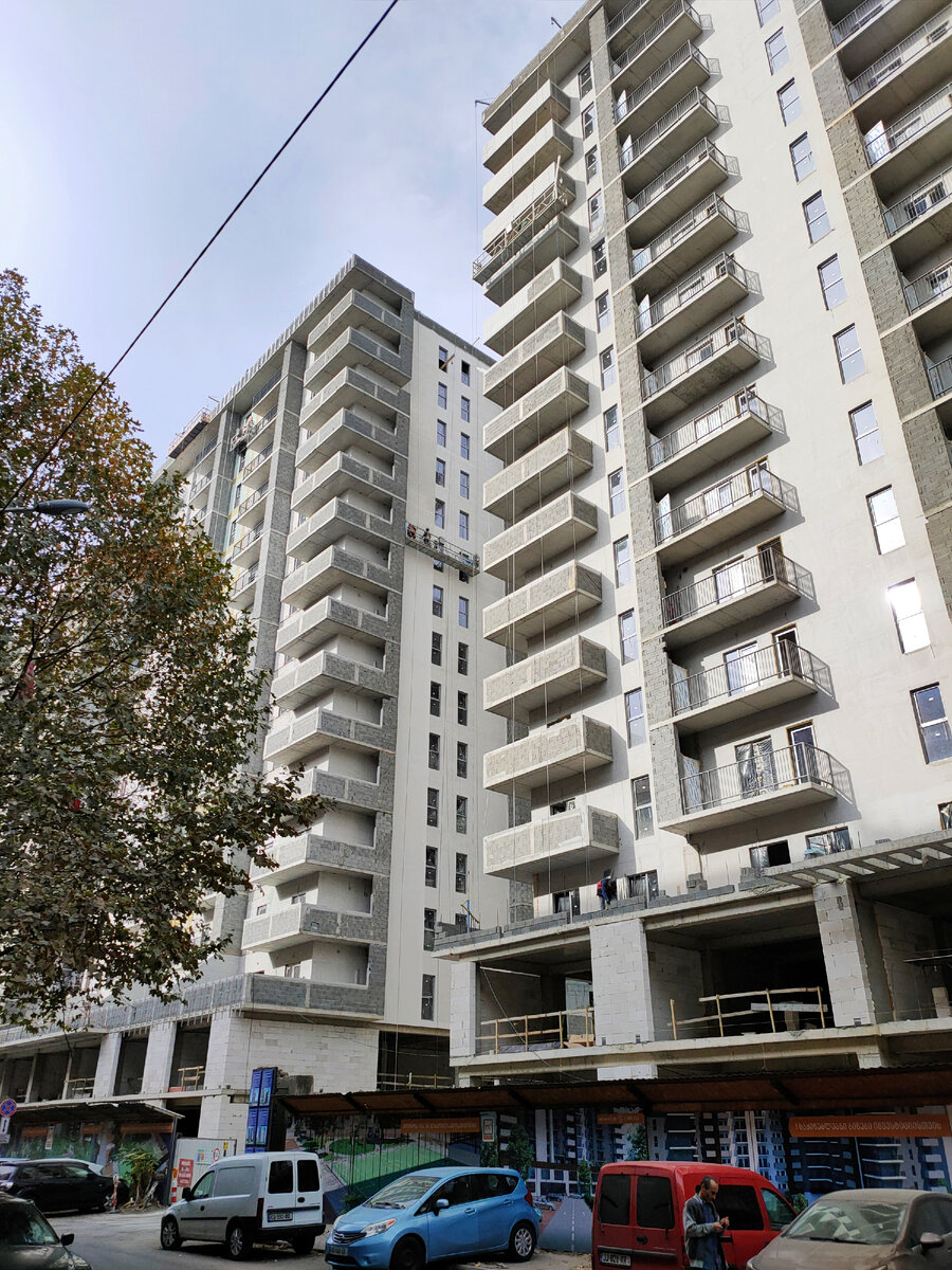 Строительство многоквартирных домов, Тбилиси 
