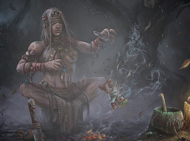 Обряд вуду.