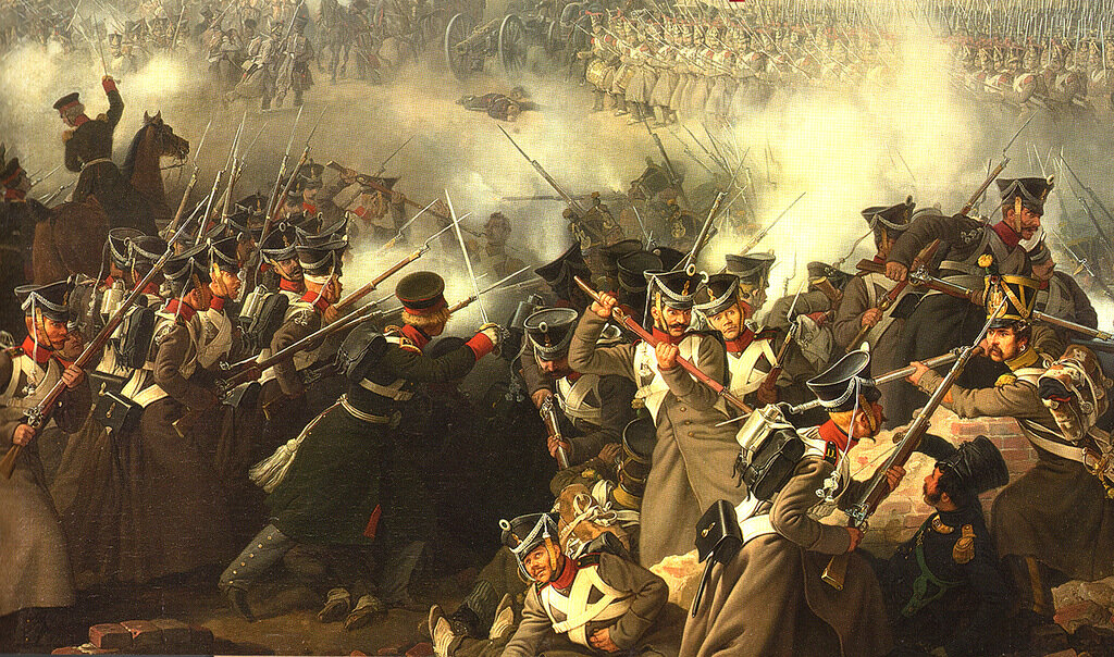Битва с французами. Бородинское сражение 1812 Кутузов.