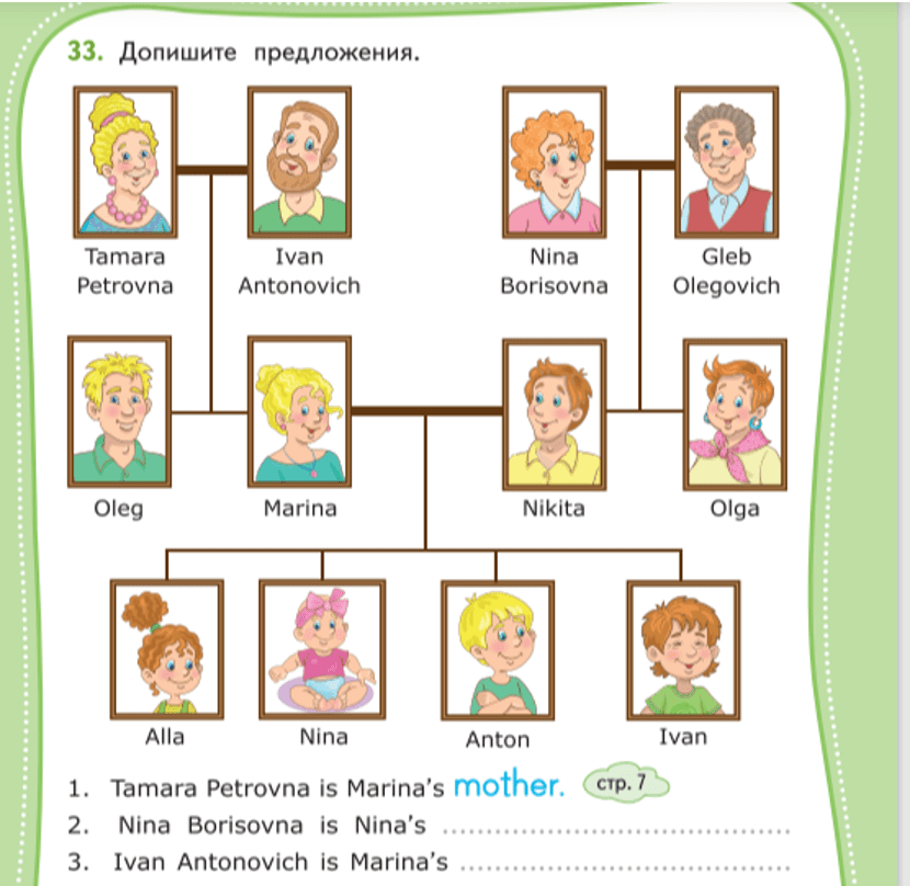    Рис. 1. Рабочая тетрадь. 3-й класс. Стр. 19