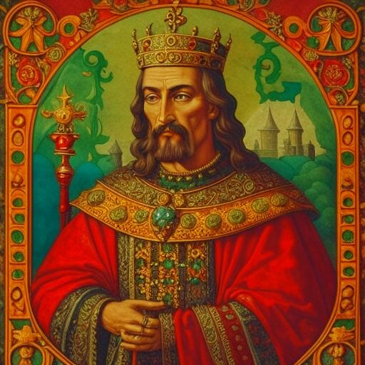 Бела IV (29 ноября 1206 — 3 мая 1270) — король Венгрии (1235—1270), герцог Штирии (1254—1258). Происходил из династии Арпадов, сын Андраша II Крестоносца, внук Белы III. Один из самых известных королей в истории Венгерского государства, который проявил себя, укрепляя королевскую власть по примеру своего деда Белы III и восстановив страну после монгольского нашествия в 1241 году. Благодаря этому венгры часто называют его «вторым основателем Венгрии» - https://rudalle.ru/check_kandinsky22/7fda15c8-d042-4a68-b03d-f2410552a62a