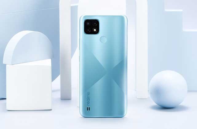 внешний вид сзади Realme C21