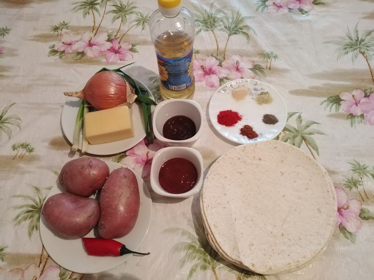 Тако с яйцом и сыром