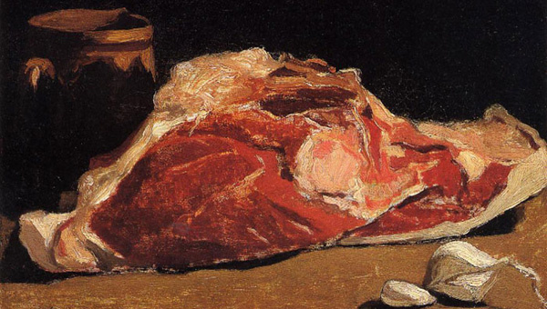 Мясо из которого будет приготовлена солонина. 