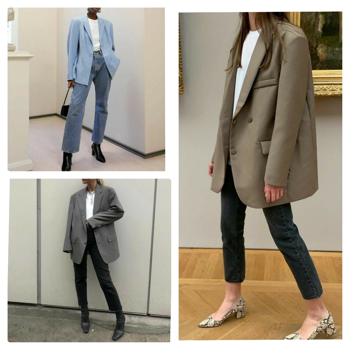 Белая футболка и джинсы - слишком просто. Но стоит добавить жакет и красивую обувь или аксессуар, как вы преобразитесь.