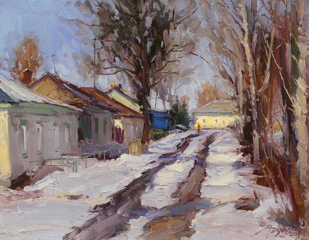 Юрий Демьянов. Из цикла весенних пейзажей. Фото: сайт художника