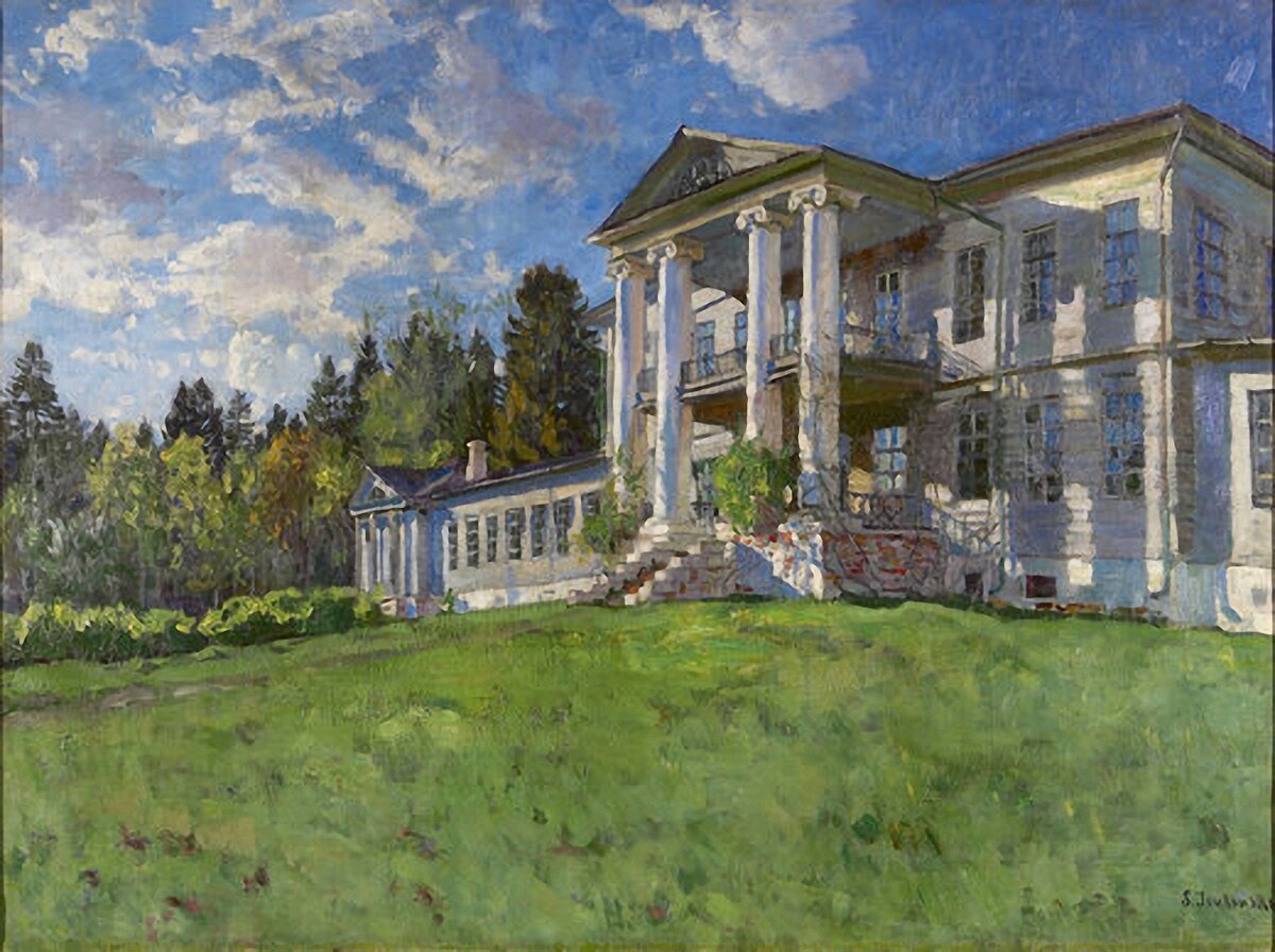С.Ю. Жуковский. Летнее утро. Усадьба Рождествено. 1916