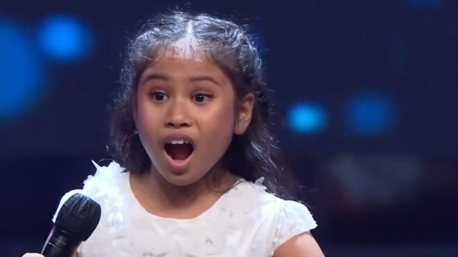 Adelways Lay, 9 old/The Voice Kids Indonesia 2021/ фото предоставлено Kompasiana,com