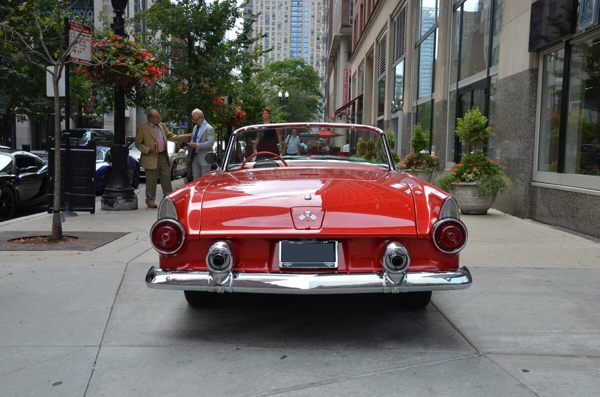 Ford Thunderbird 1955 Yellow Limited