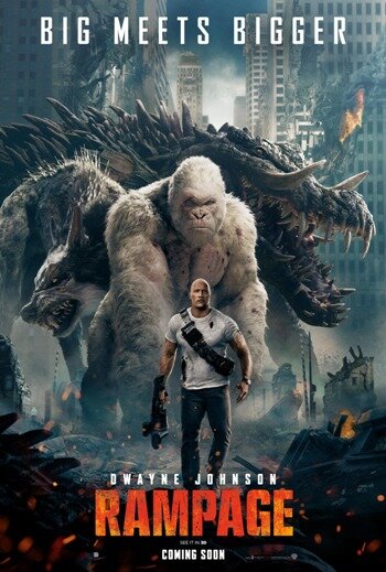 Постер фильма "Рэмпейдж" (Rampage, 2018) Источник: kinopoisk.ru