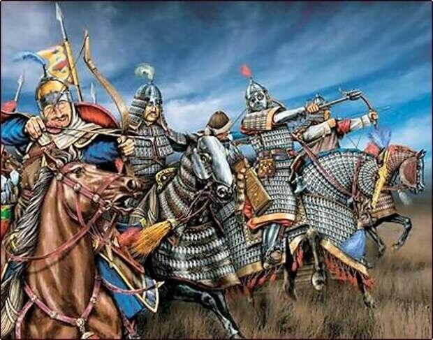 Монгольские воины