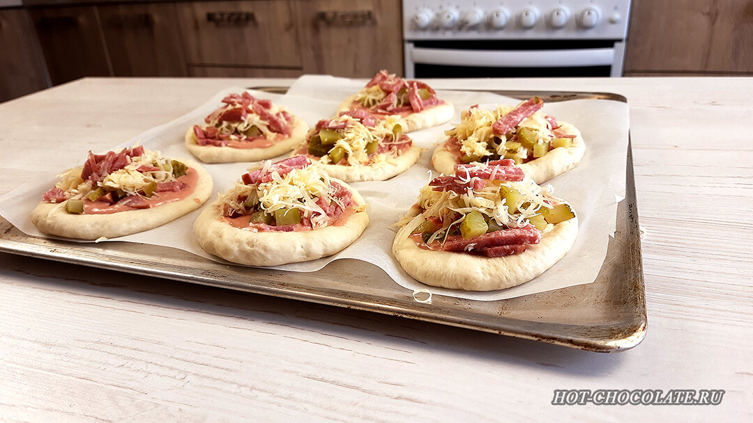 Мини-пиццы рецепт
