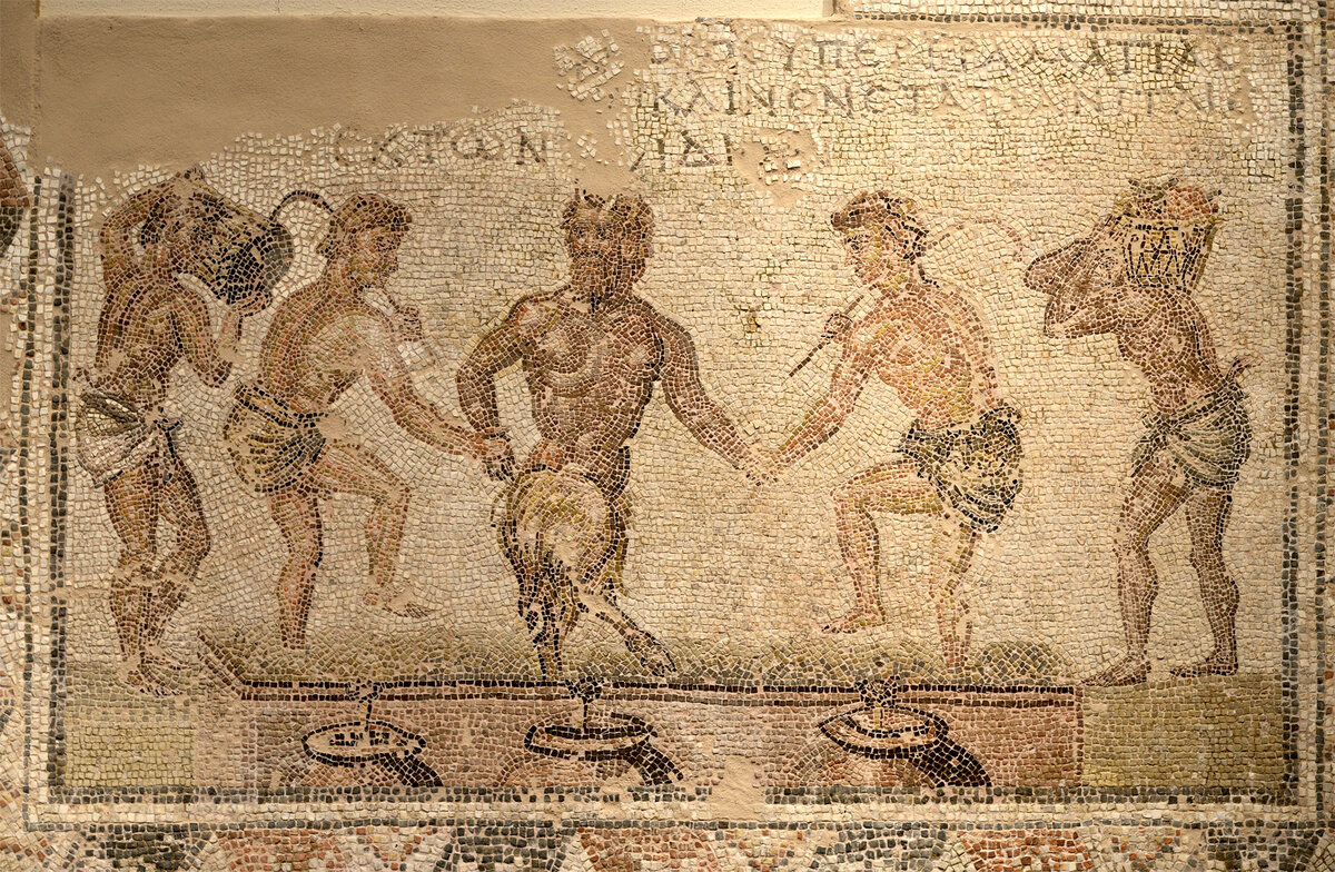 Мозаики Помпеи Дионис