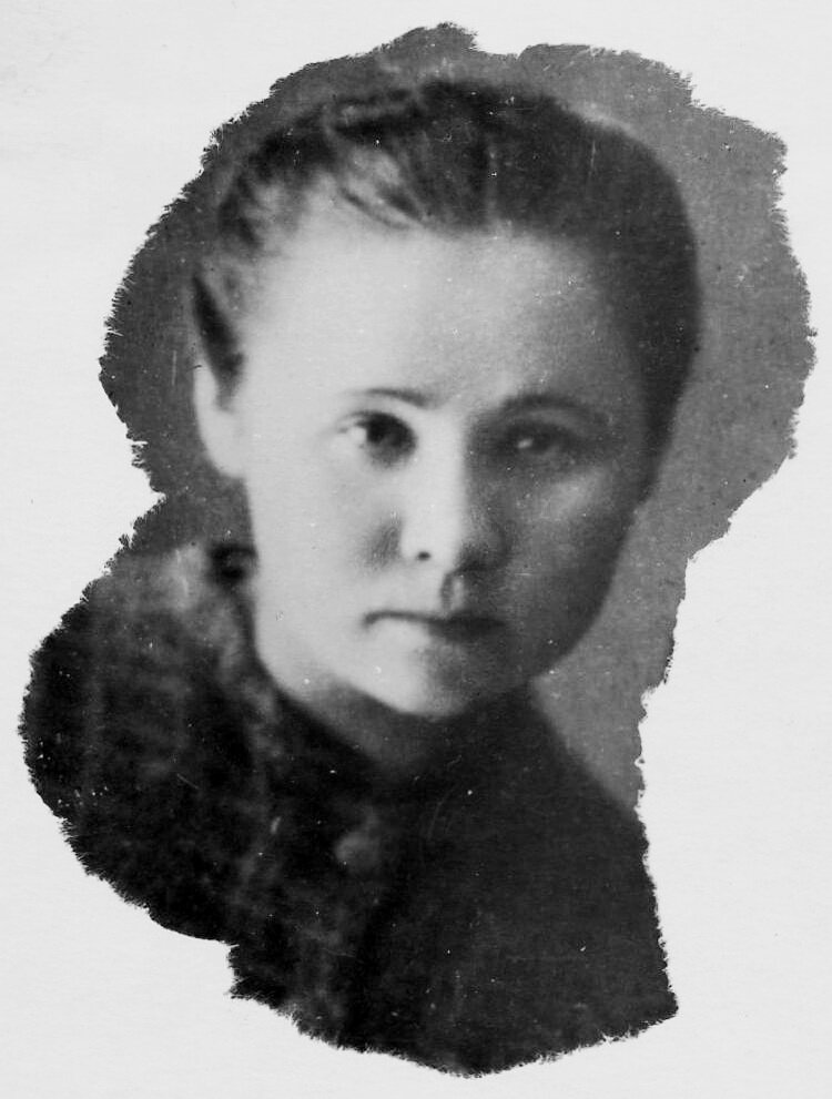 Таня Барамзина в 18 лет