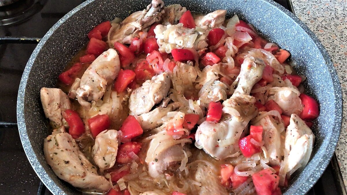В ПЕРВЫЙ РАЗ приготовила ЧАХОХБИЛИ из курицы. Вкусное грузинское блюдо!