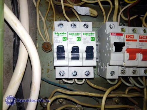 Заменил советские автоматы на новые. Что получилось. | СамЭлектрик.ру ...