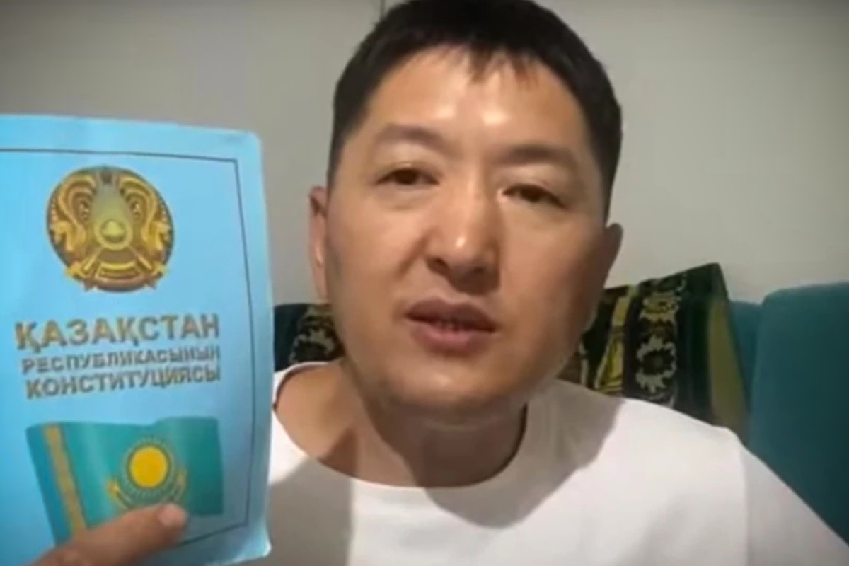 Лидер казахского националистического движения Til Maydani Куат Ахметов (фото из открытых источников).