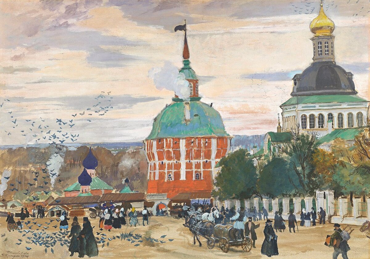 Художник кустодиев картины с названиями