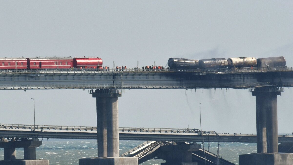    ЧП на Крымском мосту© РИА Новости . Константин Михальчевский