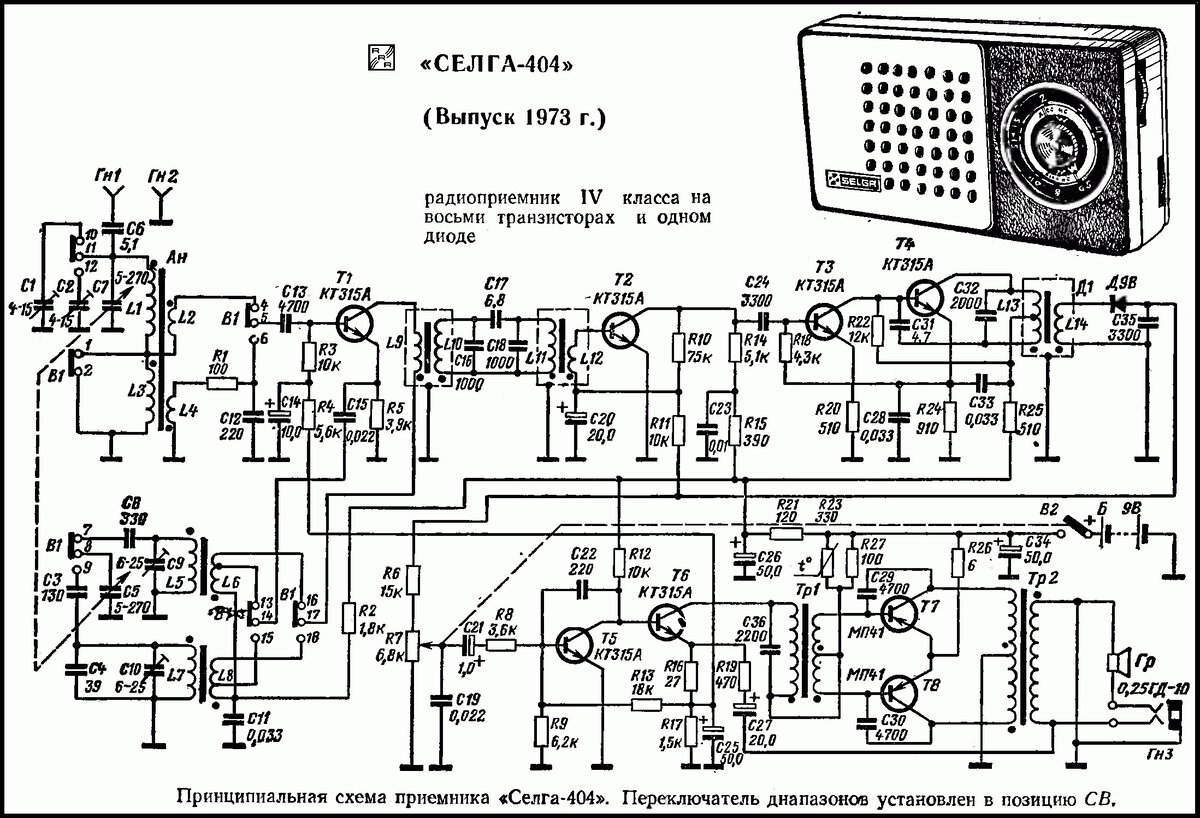 Схема радиоприемника харьков