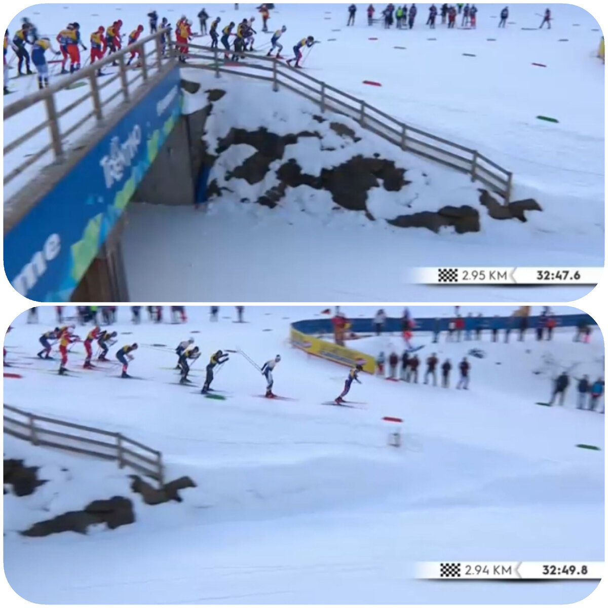 Замерли и первым рванул француз