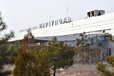    Здание терминала аэропорта Мариуполя © РИА Новости