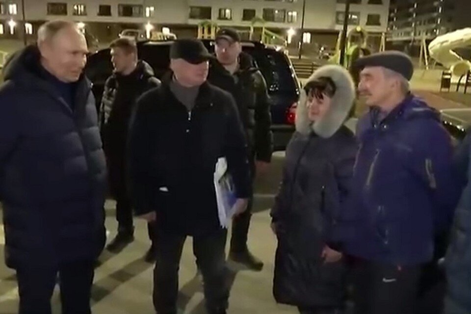    Владимир Путин посетил Мариуполь. Фото: кадр из видео