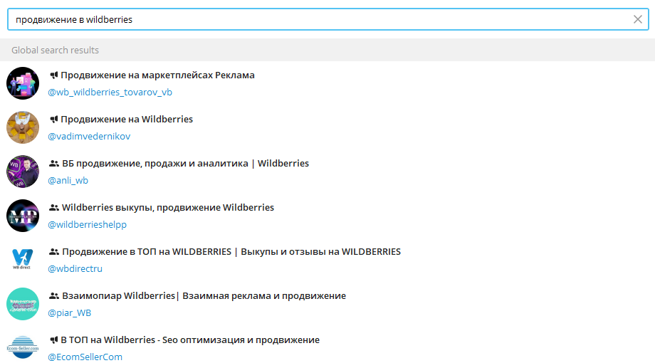 продвижение в телеграм