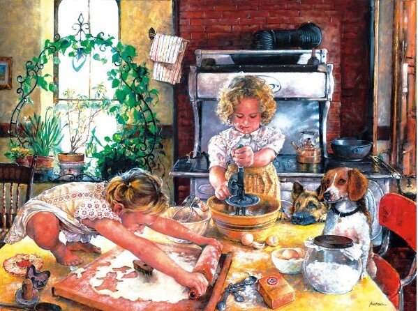 Рисунок Сьюзан Брабо американской художницы-иллюстратора