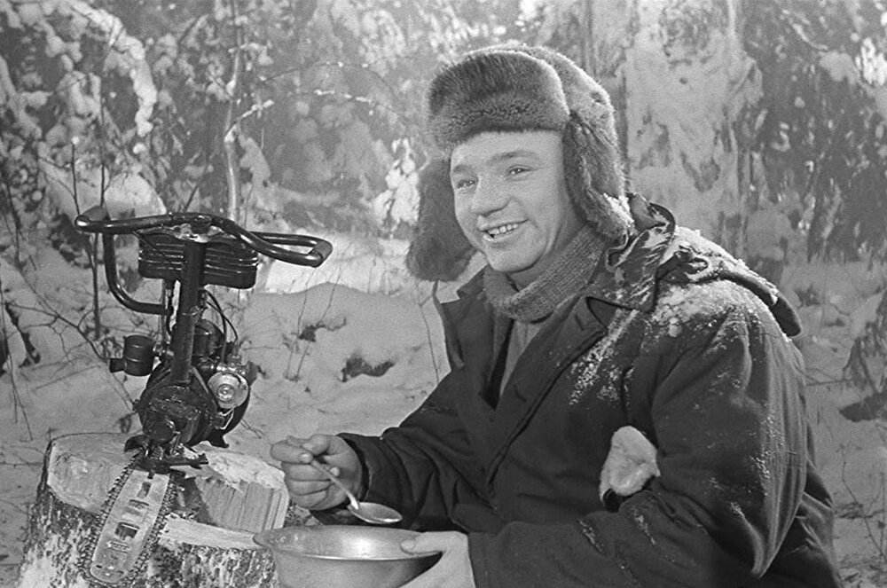 Кадр из фильма «Девчата», кинокомпания «Мосфильм», 1961 год, режисер Юрий Чулюкин.