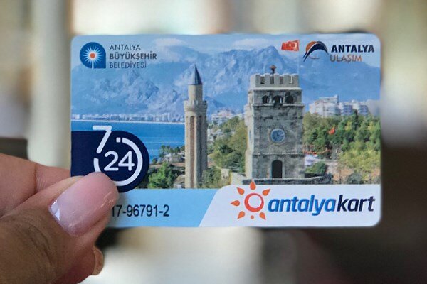 Транспортная карта анталии