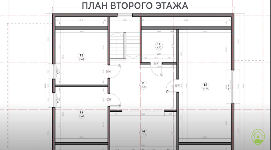 Проектная и новая планировки дома «Нордик»