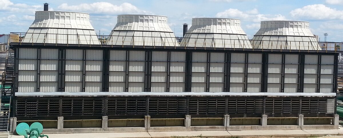 Вентиляторная градирня