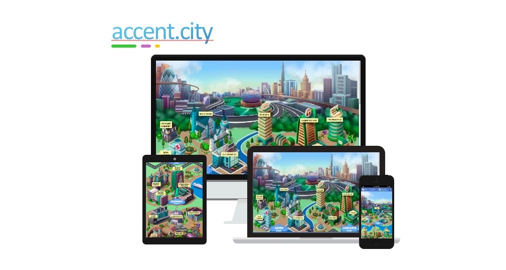 ACCENT.City - бесплатная английская платформа