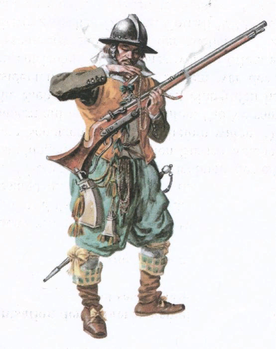 Португальский стрелок 16-го века.