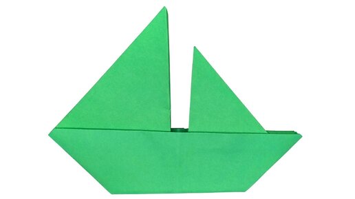 Как сделать кораблик оригами из бумаги, easy origami boat