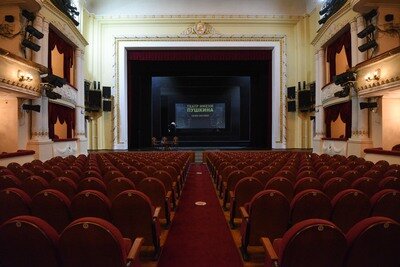    Зрительный зал в Театре имени Пушкина ©Пелагия Тихонова РИАМО