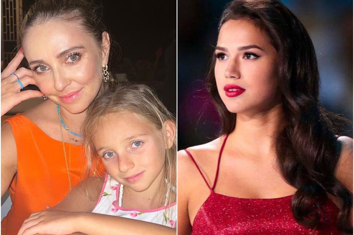     «Надя в роли модели»: Татьяна Навка доверила Алине Загитовой сделать макияж 8-летней дочери