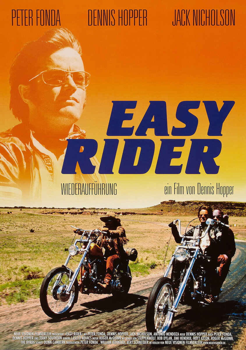 Постер фильма «Беспечный ездок» (англ. Easy Rider) (1969)